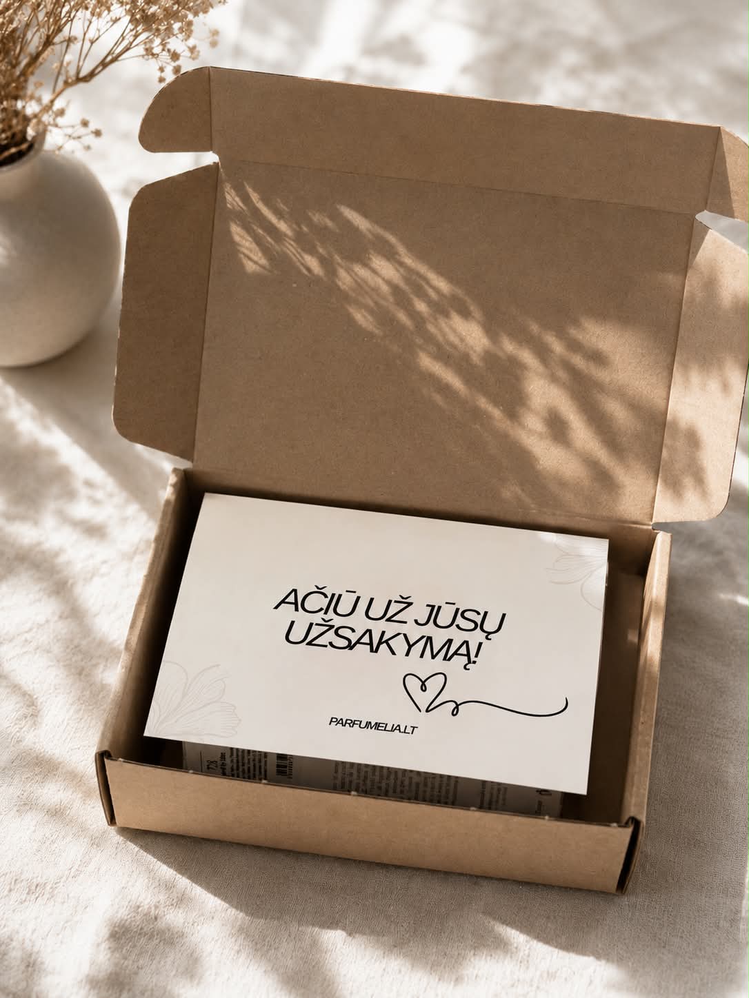 Ačiū už jūsų užsakymą! Parfumelia.lt